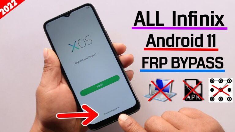 Infinix FRP Bypass Android 11